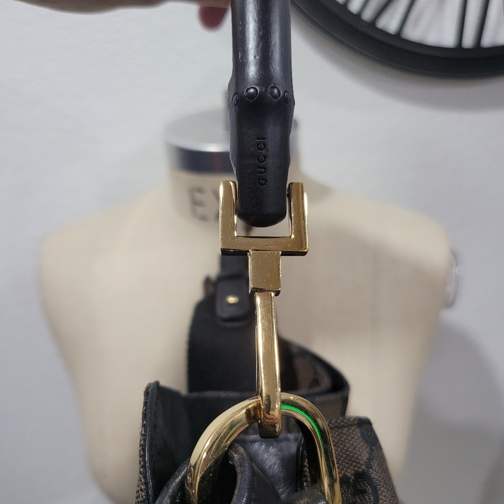 Gucci bamboo handle 2 way bag - Picture 6 of 12